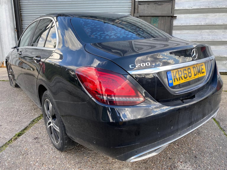 2019 68 REG MERCEDES C CLASS C200 EQ HYBRID 1.5 AUTO DAMAGED REPAIRABLE SALVAGE