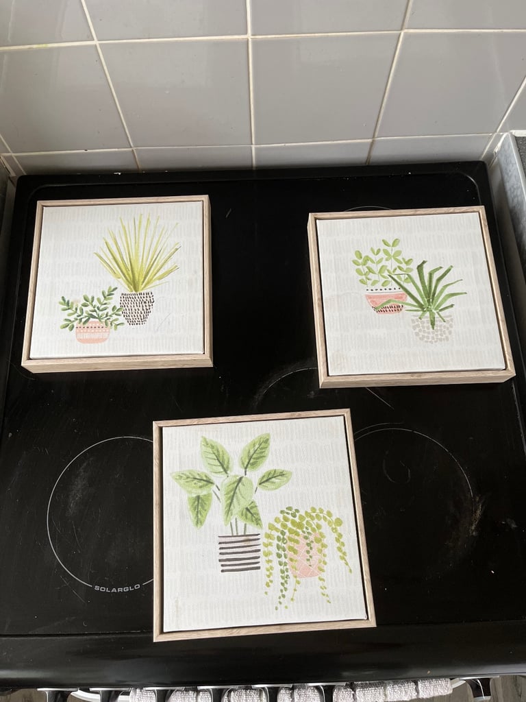 image for 3x canvas framed 