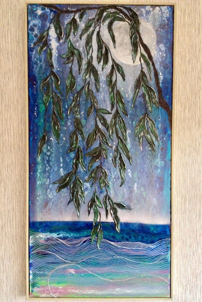 image for Stunning original acrylic painting with texture. Abstract art 
