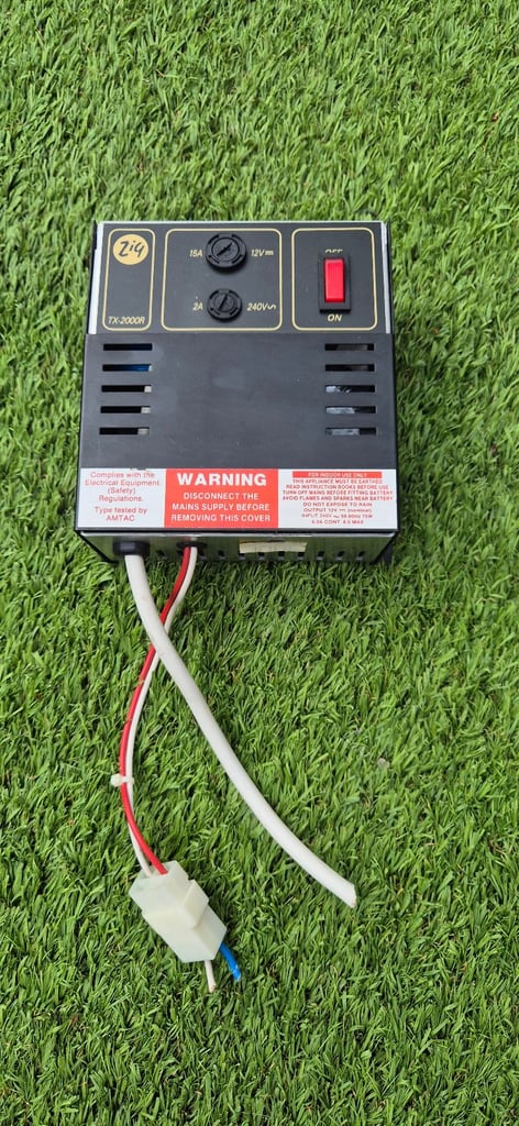 ZIG and other caravan, camper or boat battery distribution units 240v/12v and battery chargers.