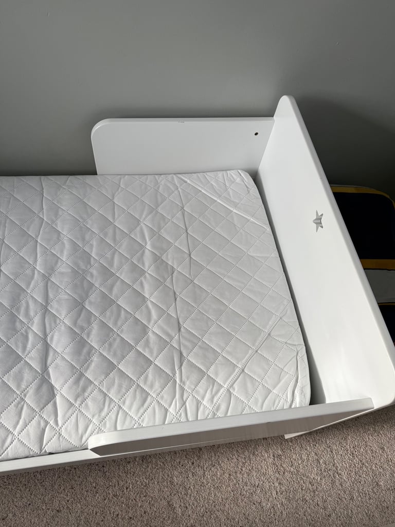 Great Little Trading Company Star Bright Toddler Bed - White