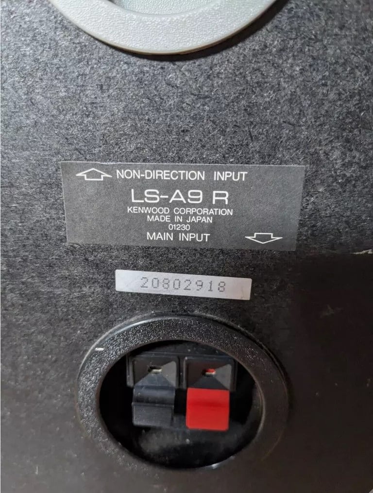 Kenwood LS-A9 R top speaker spare drivers pair, 272B, T07-0176-03