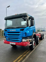 Scania P340 8X4 MANUAL CHASSIS CAB HYDRAULICS 