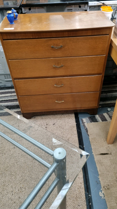 Vintage retro mid century chest of drawers upcycle 
