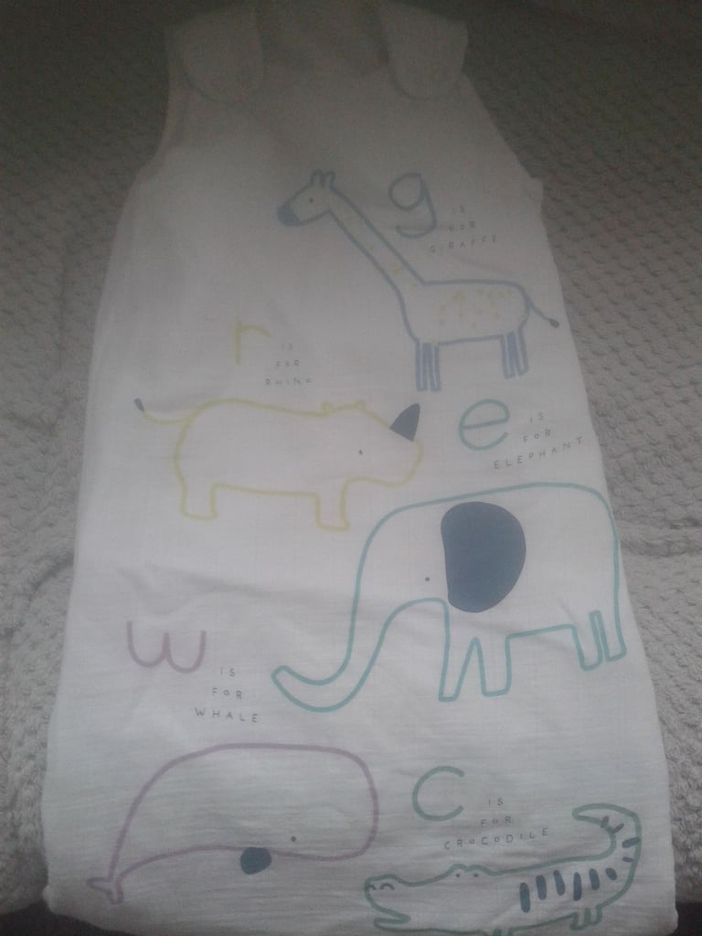 4 X BABY BOY SLEEPING BAGS - AGE 6MTH +