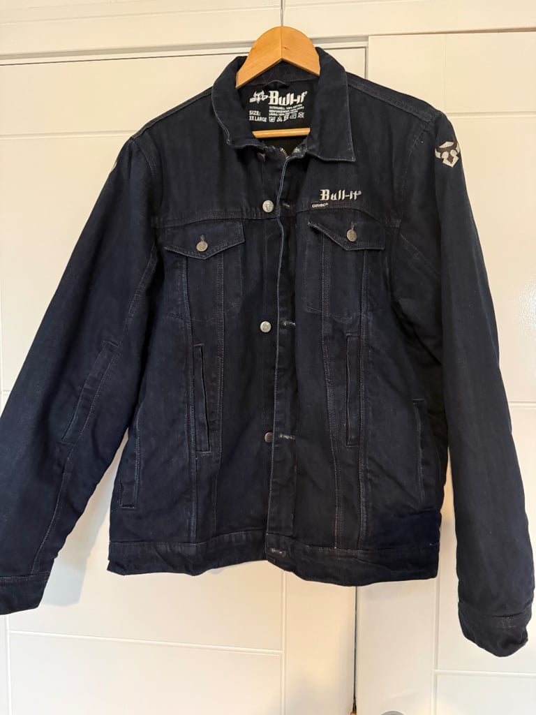 Bull-it Denim Motorcycle Jacket. Covec lined