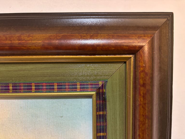 Framed Seated & Standing Scotty Dog Portraits by Paul Stagg.  Both Presented in Great Condition