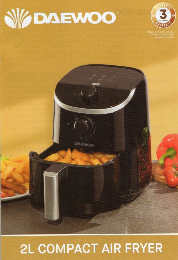 NEW 2L AIR FRYER