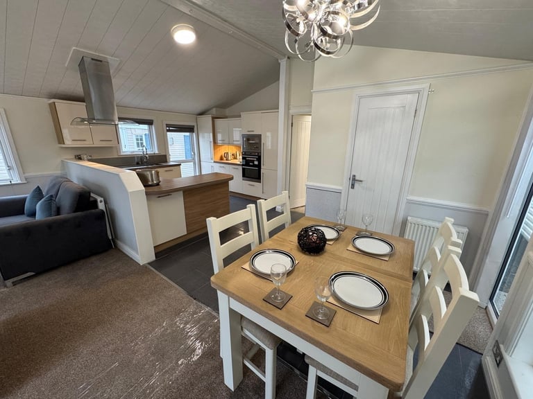 2 Bed Twin Lodge - DG, CH, Bath, Ensuite - Offsite Sale for Own Land, Self Build