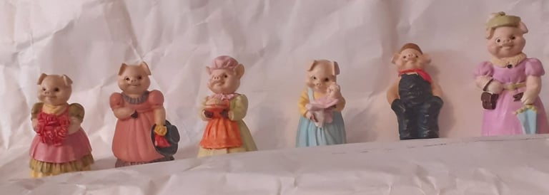 image for Mini pigs family ornaments 