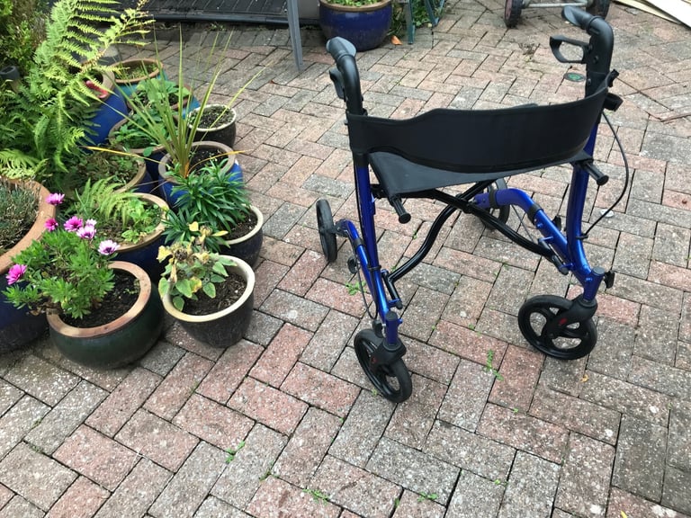 image for 4 wheeled walking aid and seat