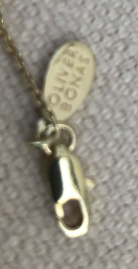 Oliver Bonas gold plated chain ONO