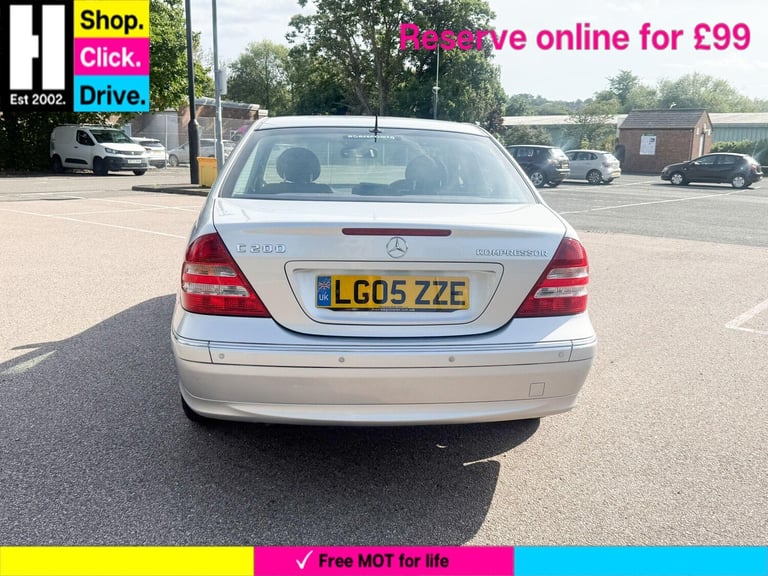  Mercedes-Benz C Class 1.8 C200 Kompressor Elegance SE 4dr Petrol Automatic