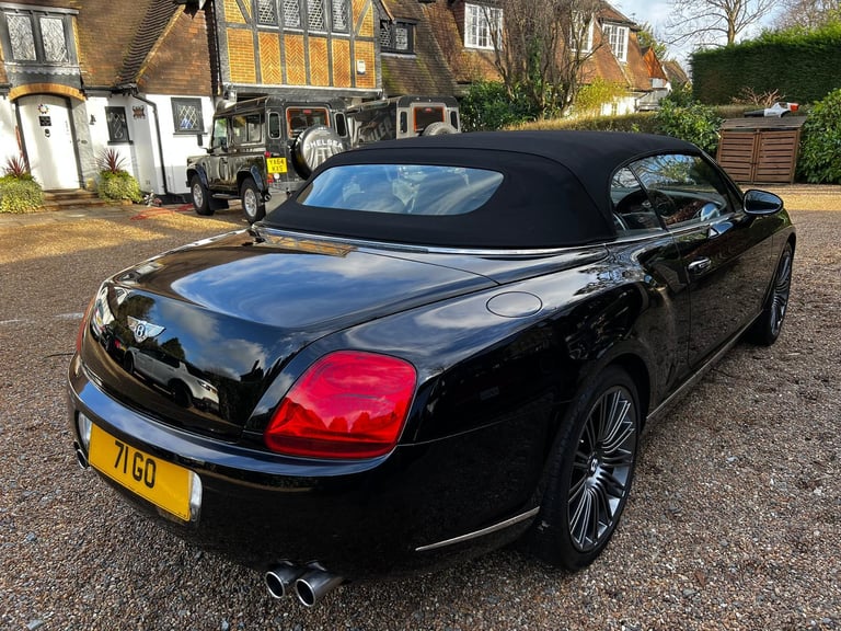 BENTLEY CONTINENTAL GTC 6.0 W12 AUTO 4WD 