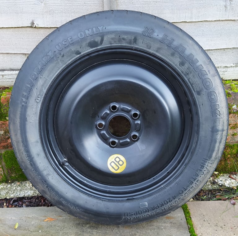 Original Ford Spacesaver Spare Wheel (C-Max, Focus, Fiesta, etc) (Can deliver locally)