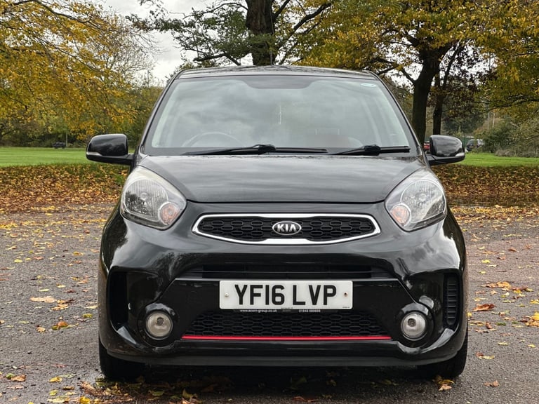 2016 Kia Picanto Chilli 1.3 EcoDynamics Top Spec | Only 38,000 Low Miles Manual Black £20 Road tax