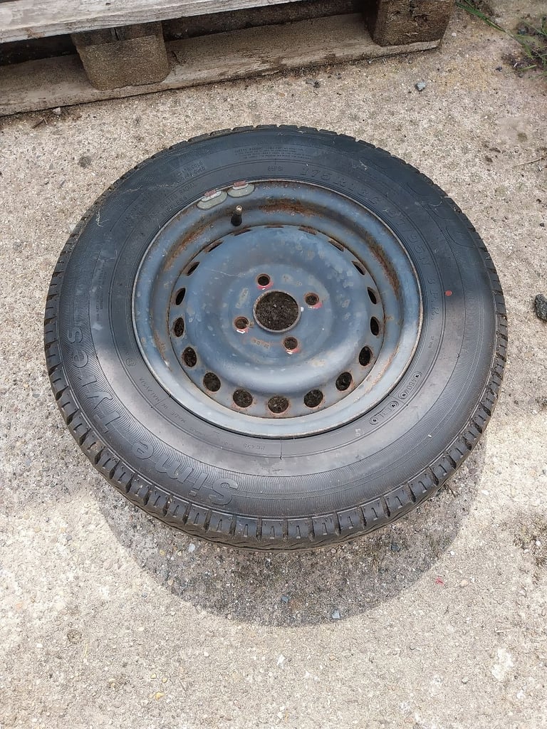 Caravan spare wheel 175r13c 