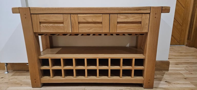 image for Wooden Oak Wine Rack