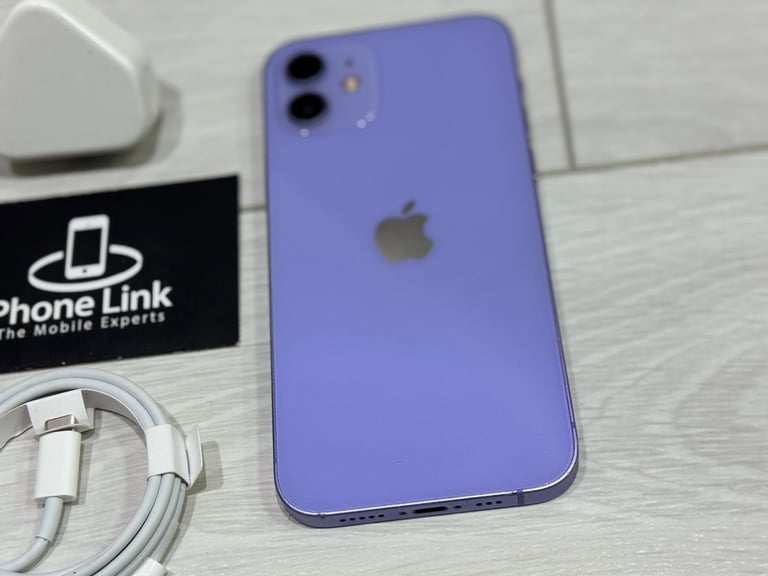 📱Violet Purple Apple iPhone 12 64GB Unlocked All Networks + Warranty 🍎 - P1093