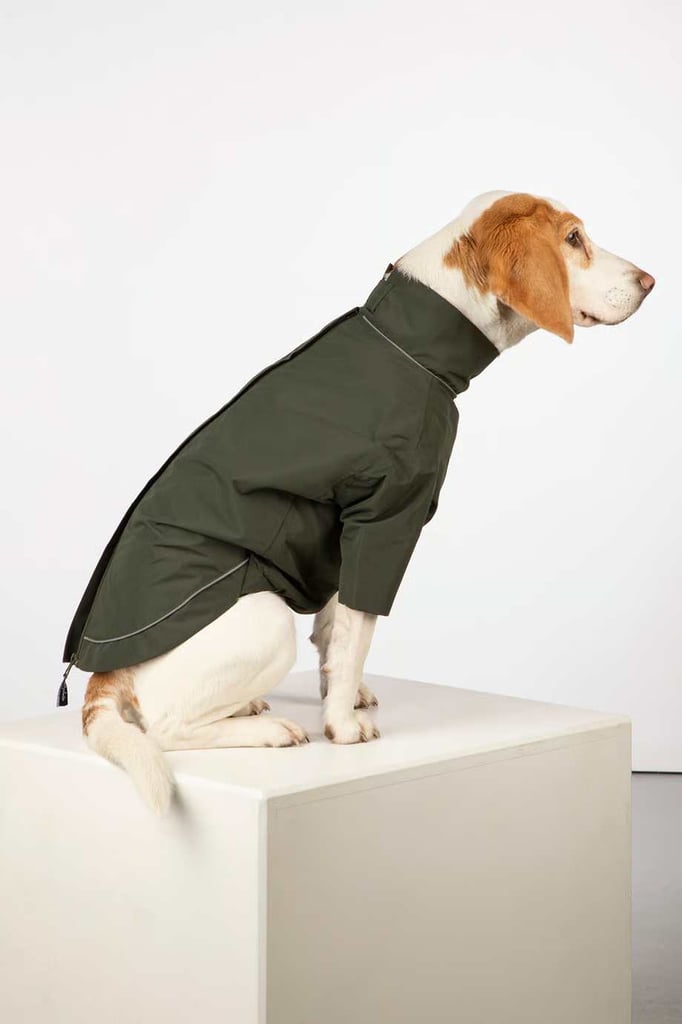 Rydale Yapham Waterproof Dog Raincoat - Dark Khaki Size Small