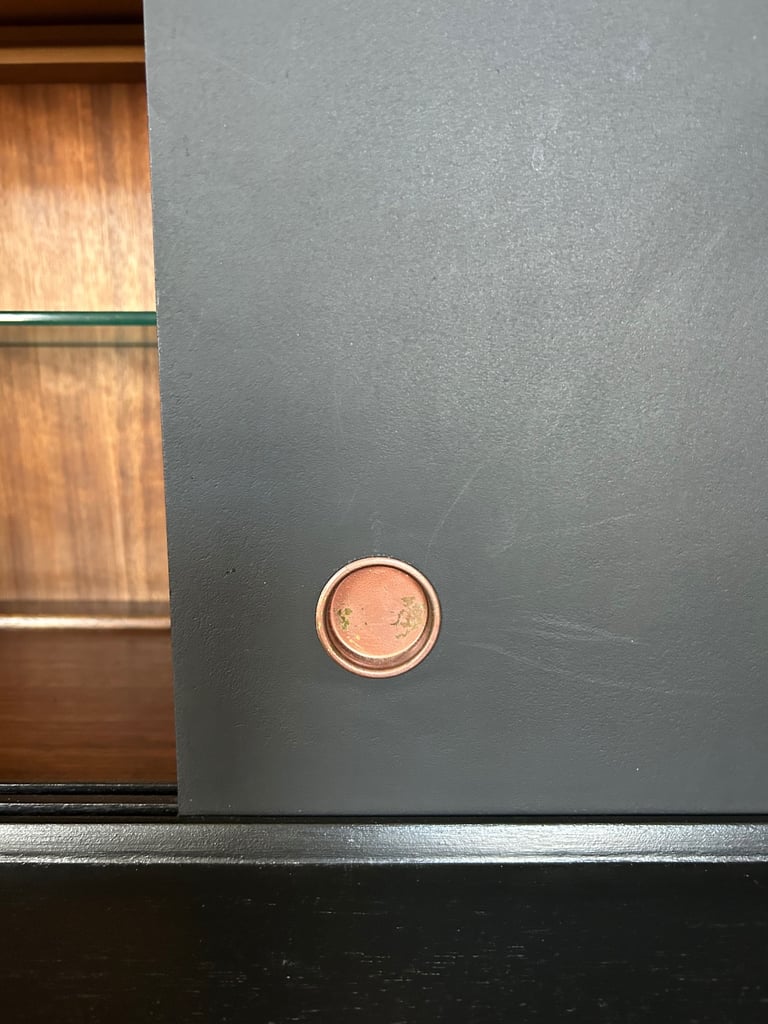 Original vintage  G Plan Librenza Drinks Cabinet – Black & Rose Gold – £250 ONO