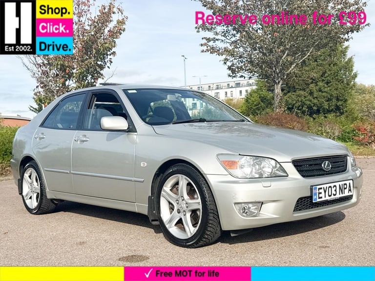 2003 Lexus IS 2.0 200 SE Saloon 4dr Petrol Automatic (232 g/km, 153 bhp) SALOON Petrol Automatic