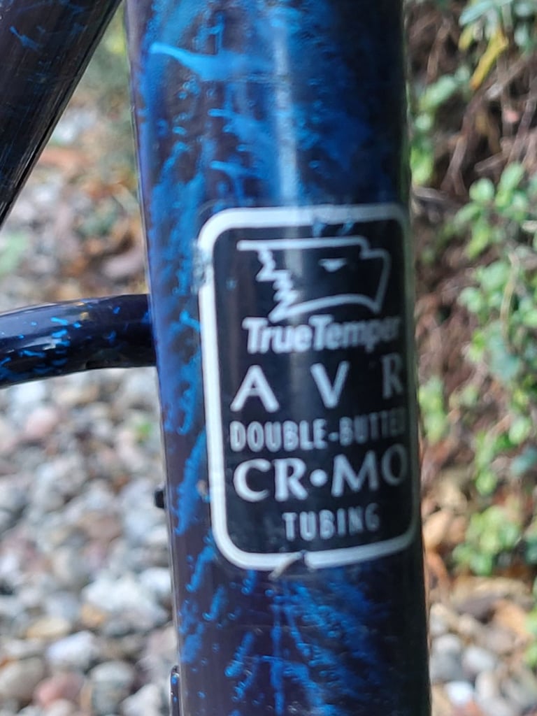 Diamond Back Ascent retro 1990s mountain bike frame and forks.