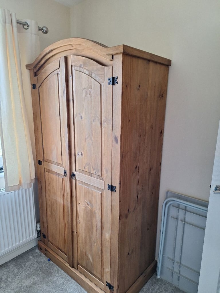 Single Pine Wardrobe