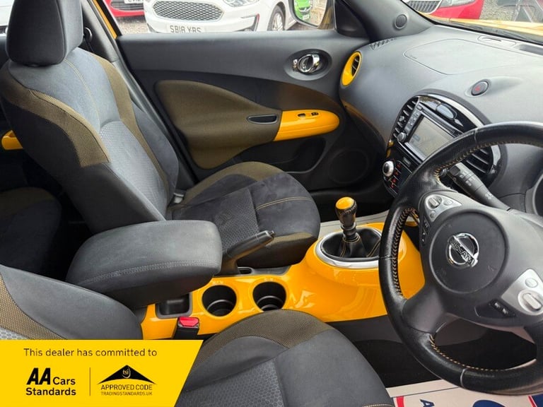 Nissan Juke ACENTA PREMIUM DIG-T+YELLOW JIKE+ULEZ COMPLAINT+REAR CAMERA+SATNAV+3