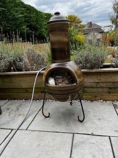 GARDECO Mexican Clay Multi Fuel Chiminea