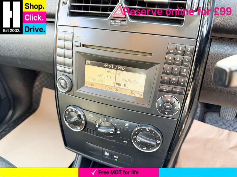  Mercedes-Benz A-Class 1.5 A160 BlueEfficiency Classic SE Hatchback 5dr Petrol Manual (139 g/km, ...