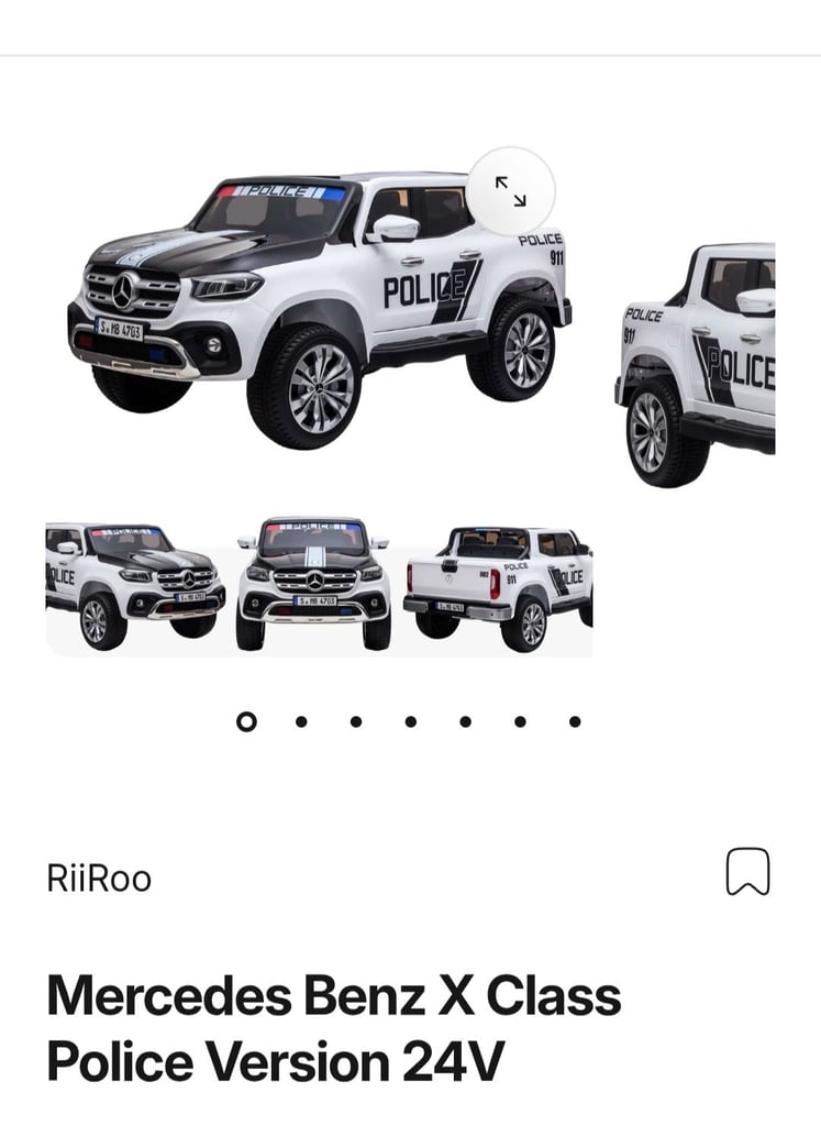 WANTED ( 1 or 2 ) 24V POLICE ELECTRIC RIDE ON CARS