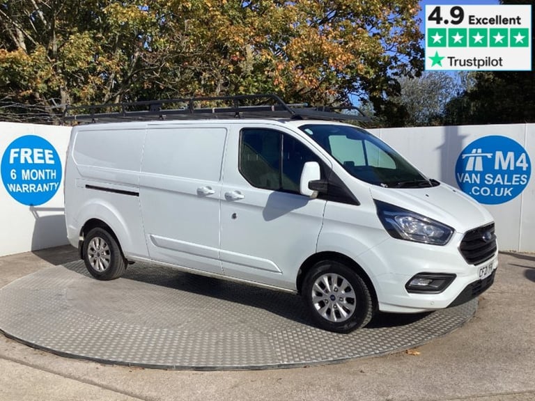 2021 Ford Transit Custom 340 EcoBlue Limited LWB L/R A/C Euro 6 LWB Panel Van Diesel Manual