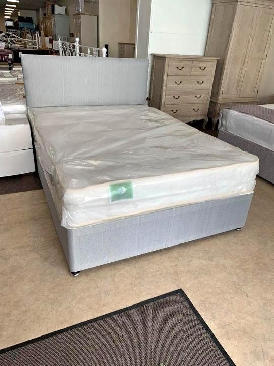 ** October Sale – Double Divan Bed, Premium Offer, Optional Mattress & Drawers **