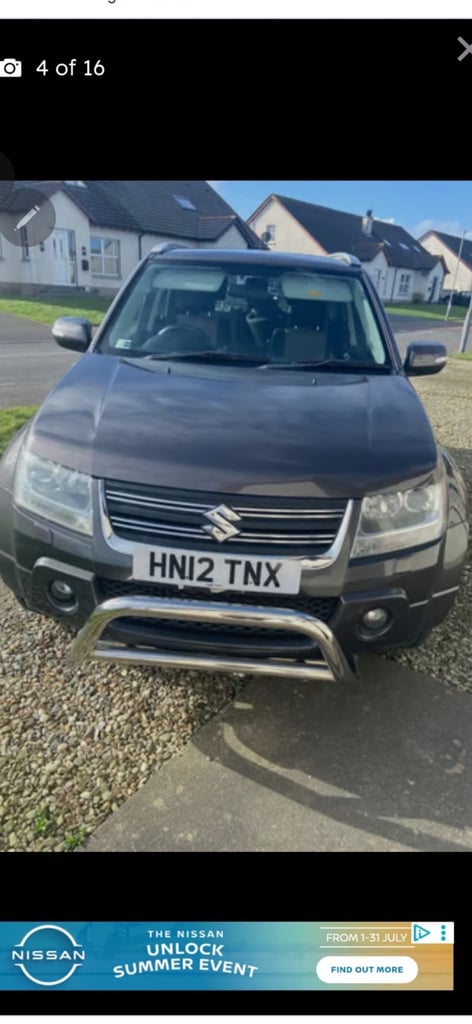 image for Suzuki, GRAND VITARA, Estate, 2012, Manual, 1870 (cc), 5 doors