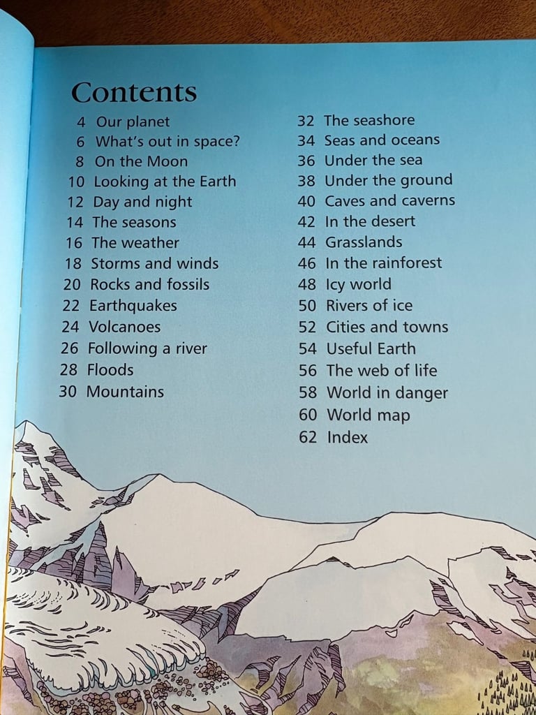 Usborne First Encyclopedia of our World 🌎