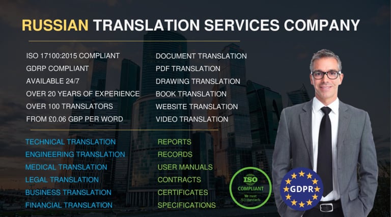 image for Russian Translation Services in the UK