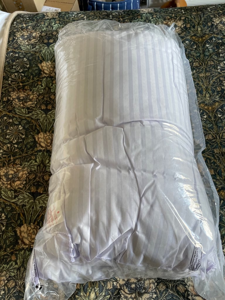 Pair of brand new bounceback extra fill hypoallergenic pillows