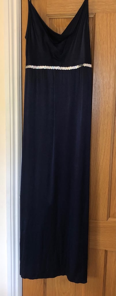 Satin prom/evening dress Sapphire Blue  - NEW