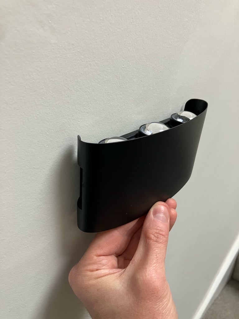 Reduced: 3 x Wall Lights bulbs included