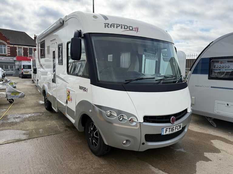 Rapido 850F 4 Berth A-Class Rear Island Bed Overcab Dropdown Double