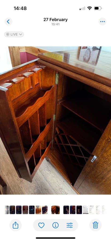Beautiful wooden bar/unit . 