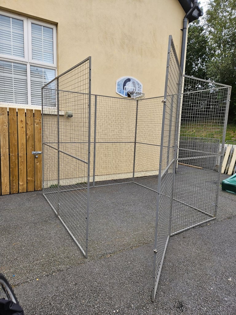 8ft x 8ft Dog Kennel 7ft High Cage Run Animal Enclosure