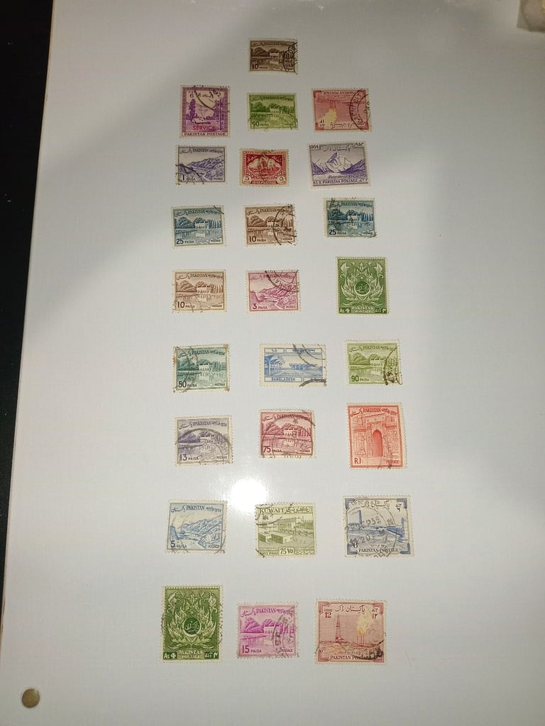 image for Vintage Pakistan stamps  in very good condition 