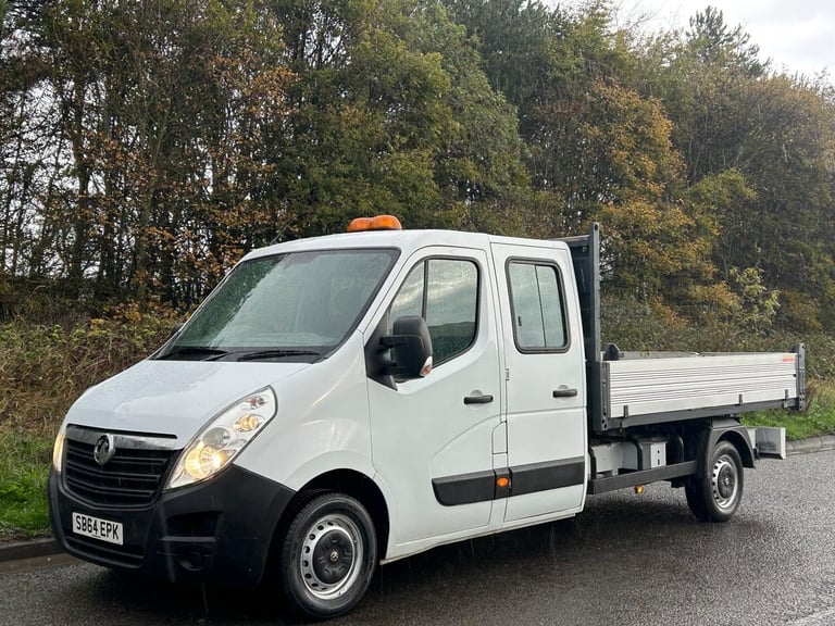 2014 (64) VAUXHALL MOVANO F3500 L3H1 LWB 2.3 CDTI DOUBLE CAB TIPPER