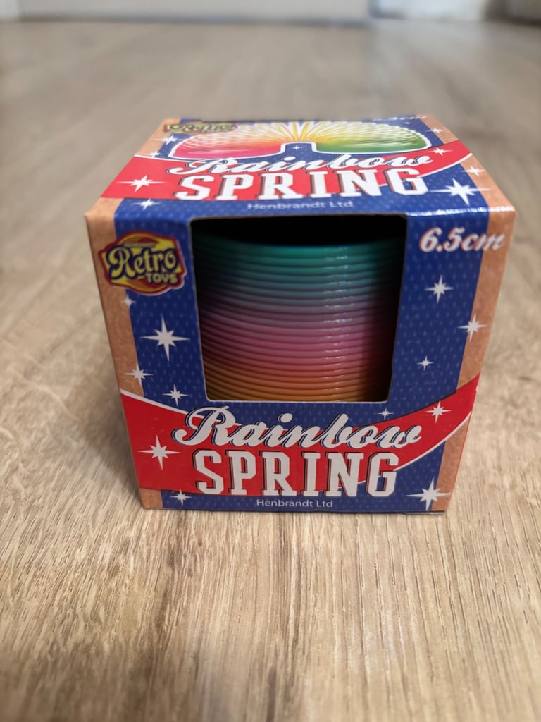 Retro toy (3+) plastic slinky 