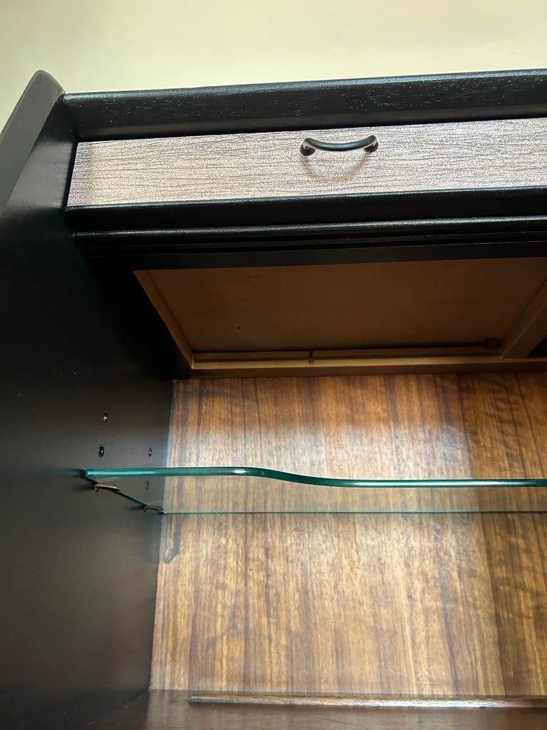 Original vintage  G Plan Librenza Drinks Cabinet – Black & Rose Gold – £250 ONO