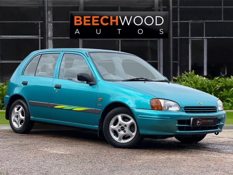 1996 Toyota Starlet 1.3 CD Hatchback 5dr Petrol Automatic (188 g/km, 74 bhp) Hatchback Petrol Aut...