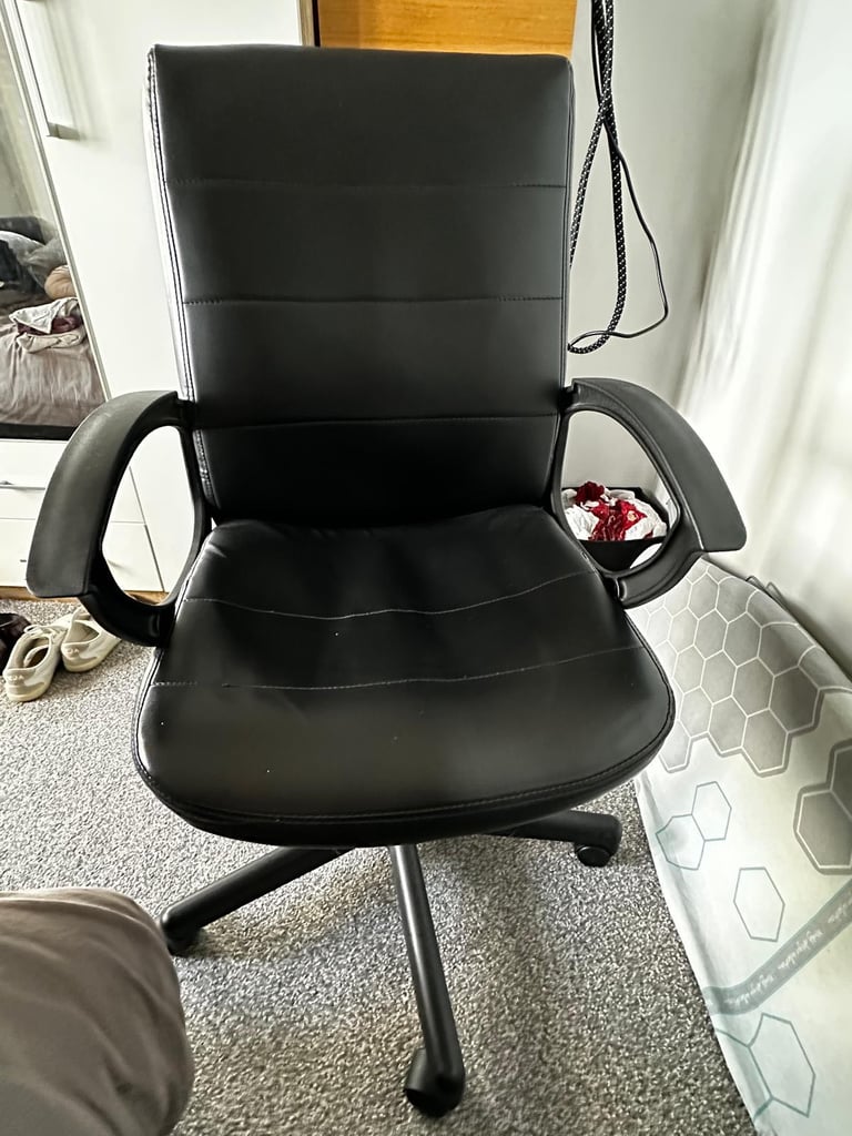 image for Black Office Leather Chair