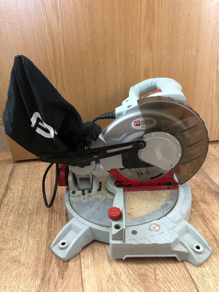 Performance Power NLE210MS 1400W Compound Mitre Saw 210mm Blade – Fully Working